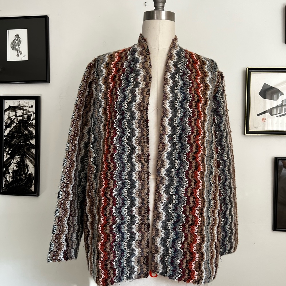 Beautiful Vintage Zig Zag Missoni-esq Jacket S/M